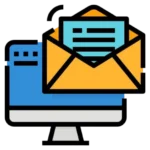 Email marketing campaign icon
