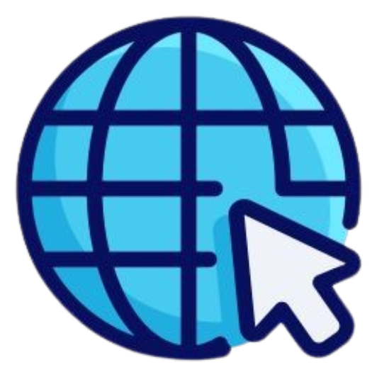Website development and digital marketing icon